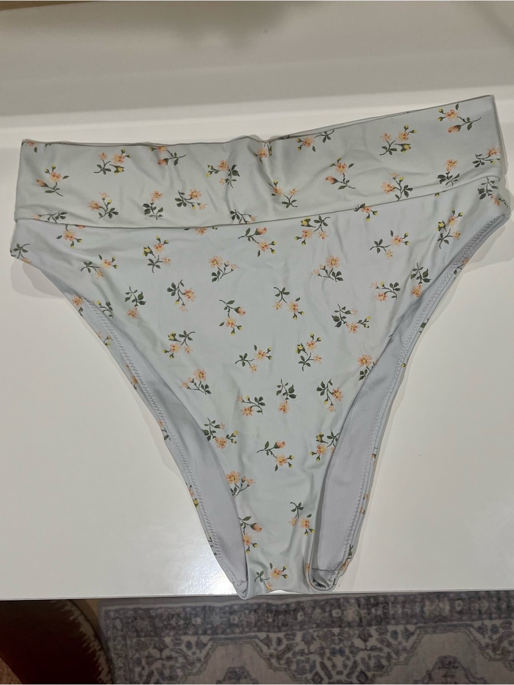 Aerie women’s cheeky bikini bottom floral